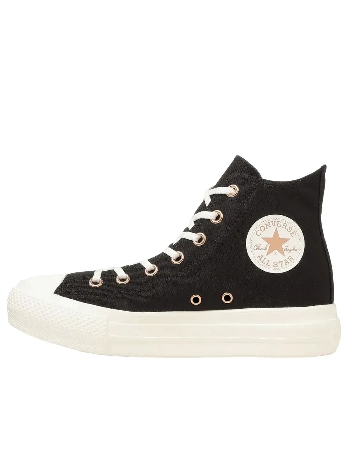 Кроссовки (WMNS) Converse All Star Light PLTS PG Z Hi 'Black' — изображение 1 из 5, черный