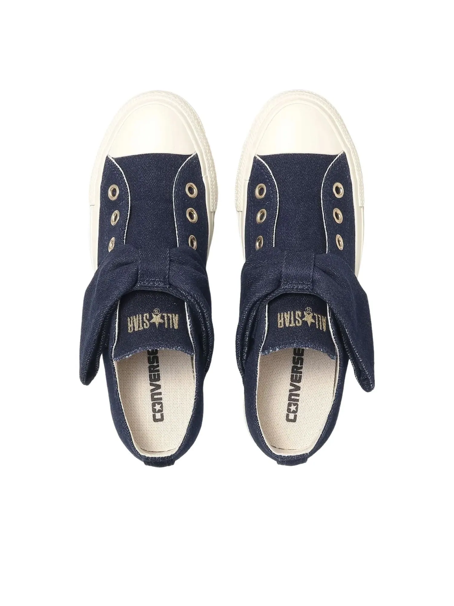 (WMNS) Converse All Star Ribbonstrap DM OX 'Navy' — изображение 3 из 6, темно-синий