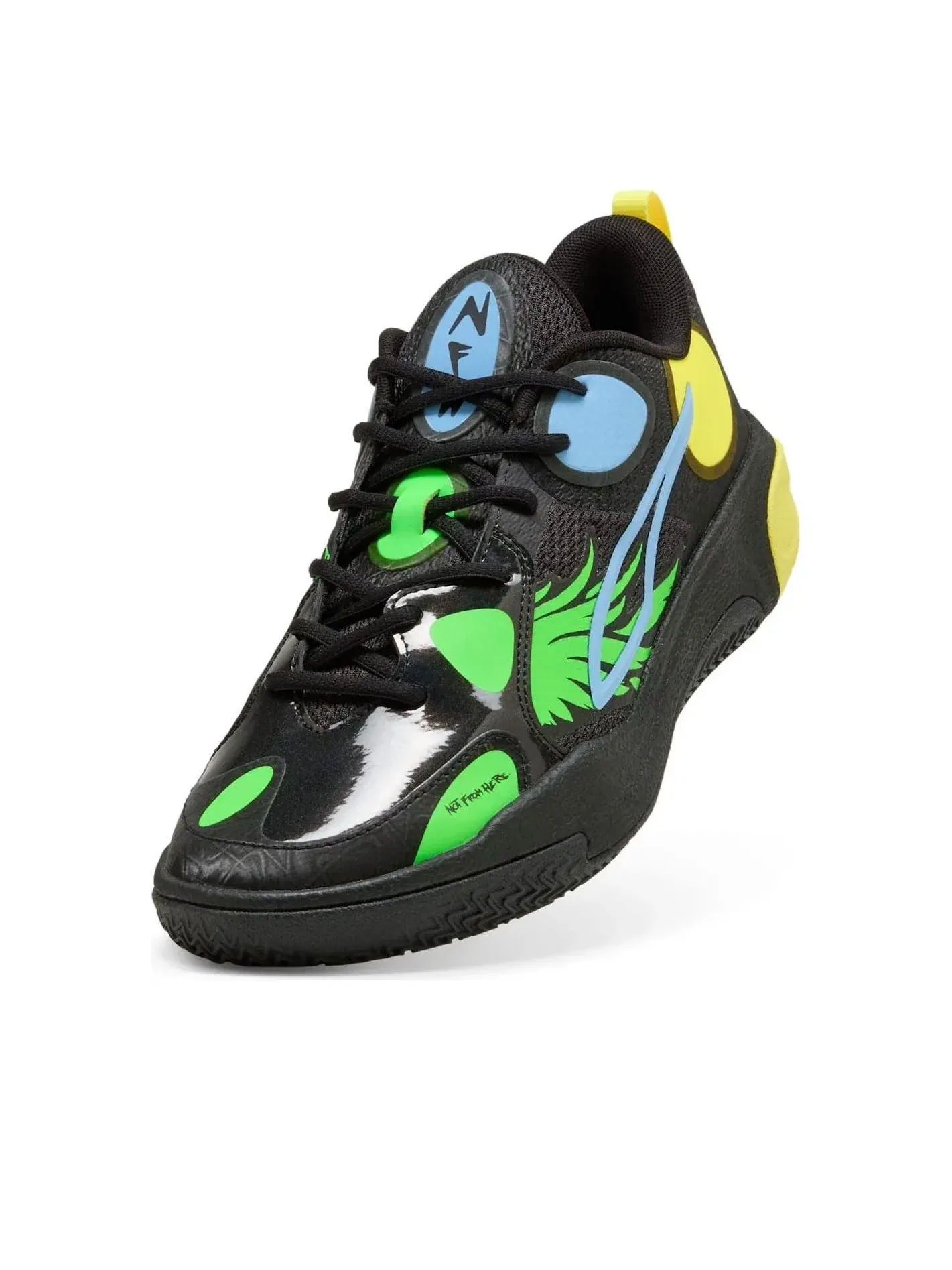 Мужские баскетбольные кроссовки с высокой посадкой PUMA MB.01 — изображение 3 из 6, черный