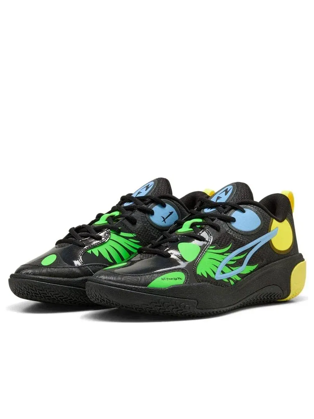 Мужские баскетбольные кроссовки с высокой посадкой PUMA MB.01 — изображение 6 из 6, черный