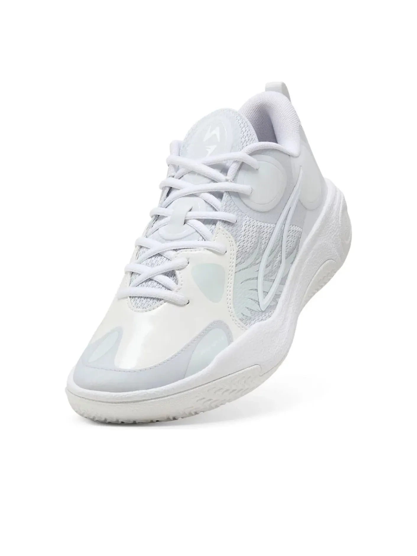 Мужские кроссовки для баскетбола с шнуровкой MB.01 PUMA — изображение 3 из 6, белый
