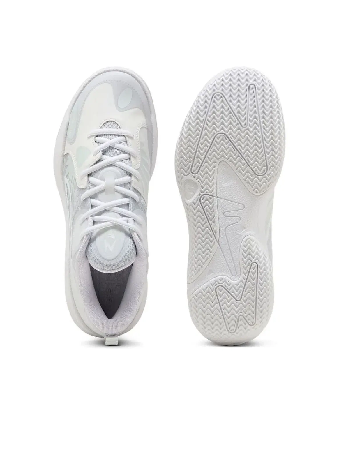 Мужские кроссовки для баскетбола с шнуровкой MB.01 PUMA — изображение 5 из 6, белый