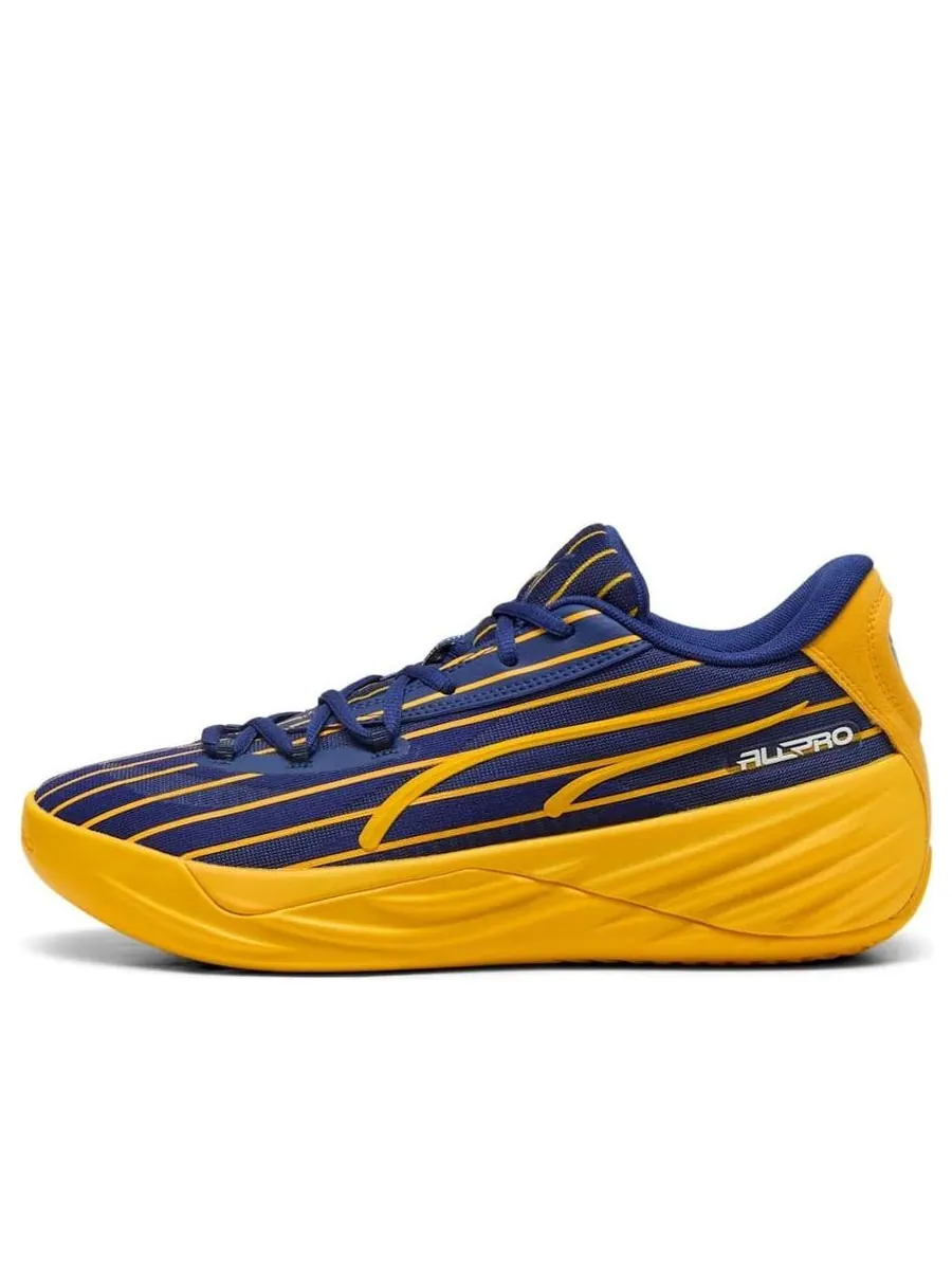 Кроссовки PUMA All-Pro NITRO 'Navy Gold' — изображение 1 из 6, темно-синий
