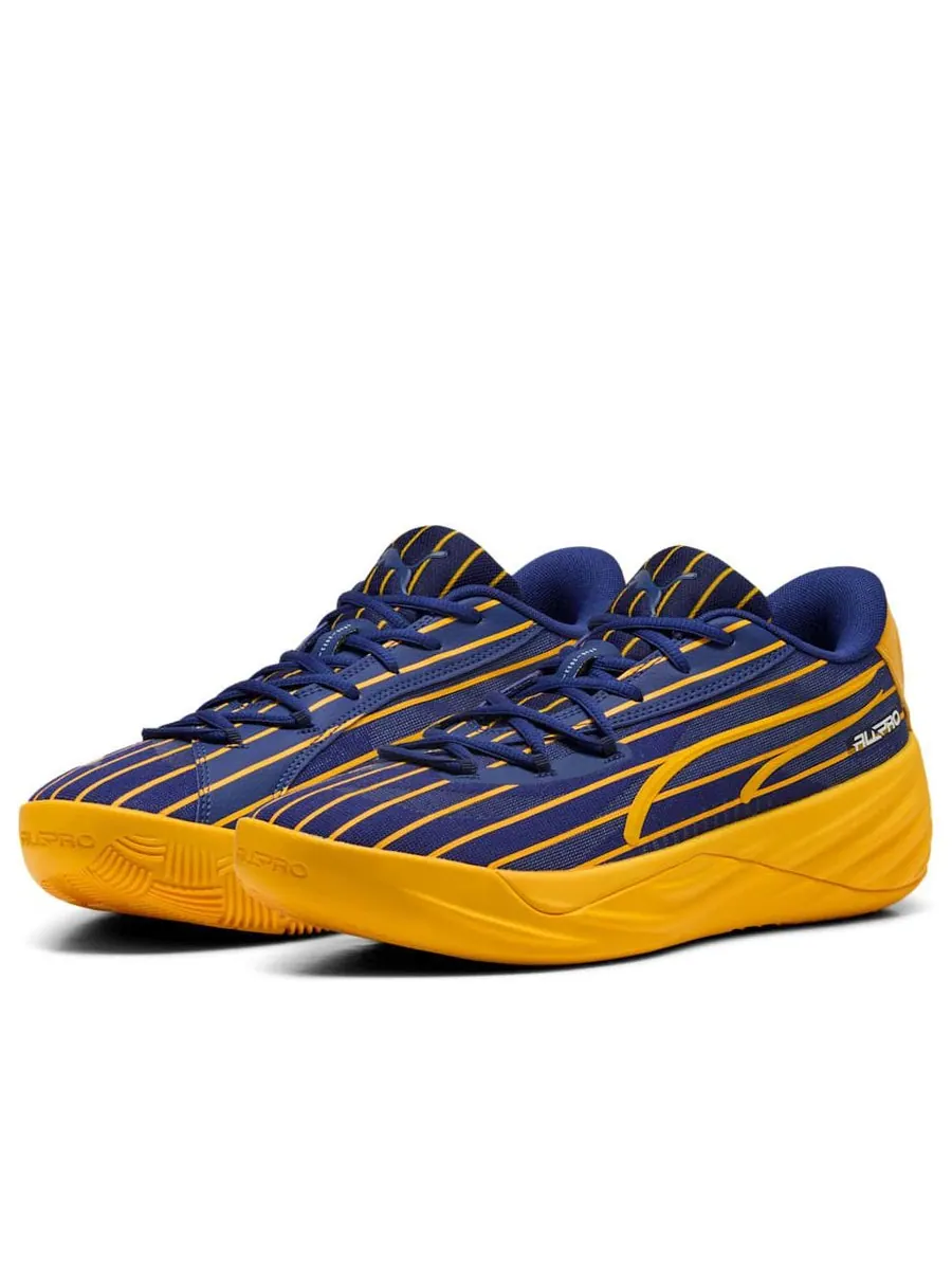 Кроссовки PUMA All-Pro NITRO 'Navy Gold' — изображение 3 из 6, темно-синий