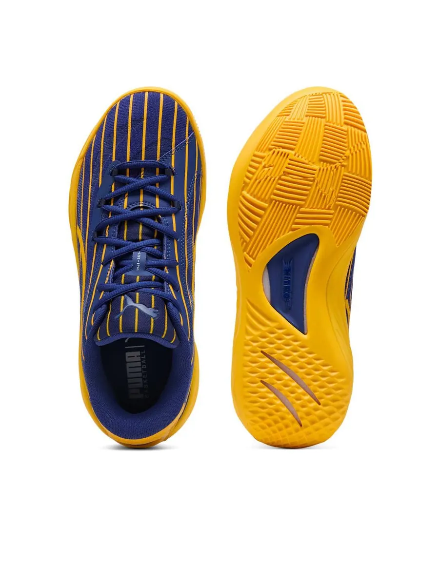 Кроссовки PUMA All-Pro NITRO 'Navy Gold' — изображение 4 из 6, темно-синий