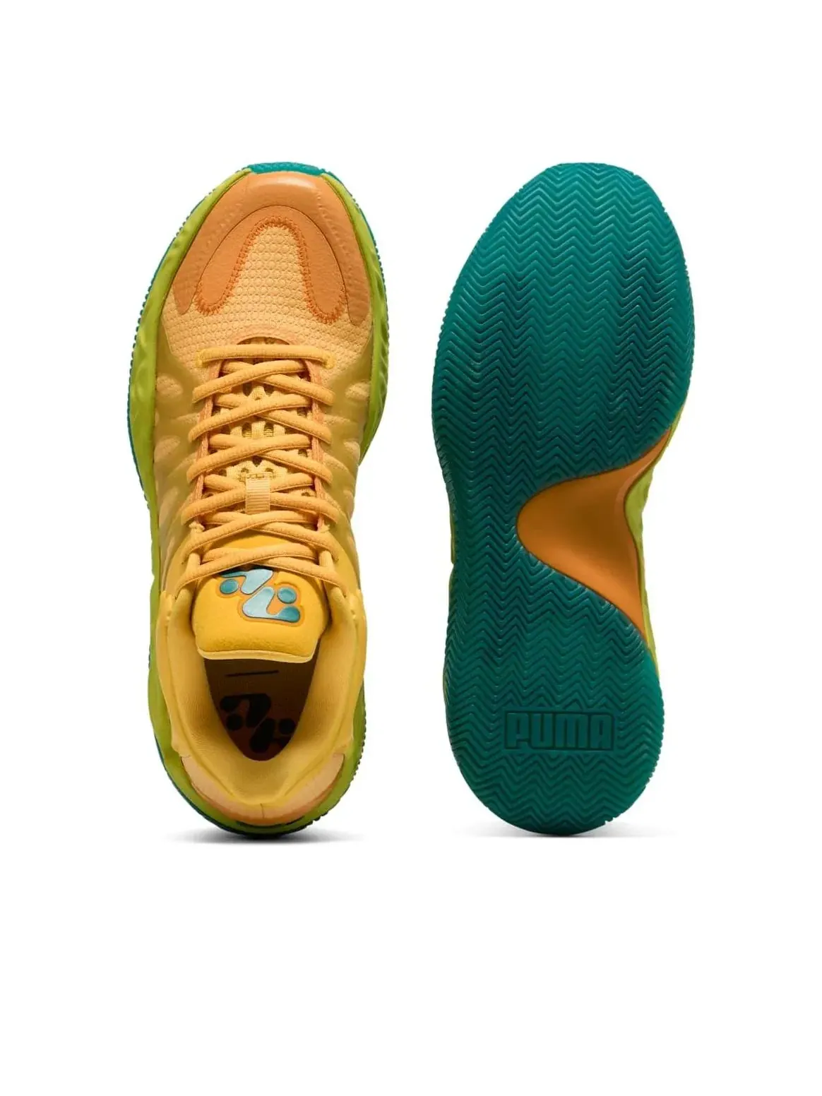 Кроссовки PUMA Hali 1 'Желто-Зеленый' — изображение 5 из 6, желтый