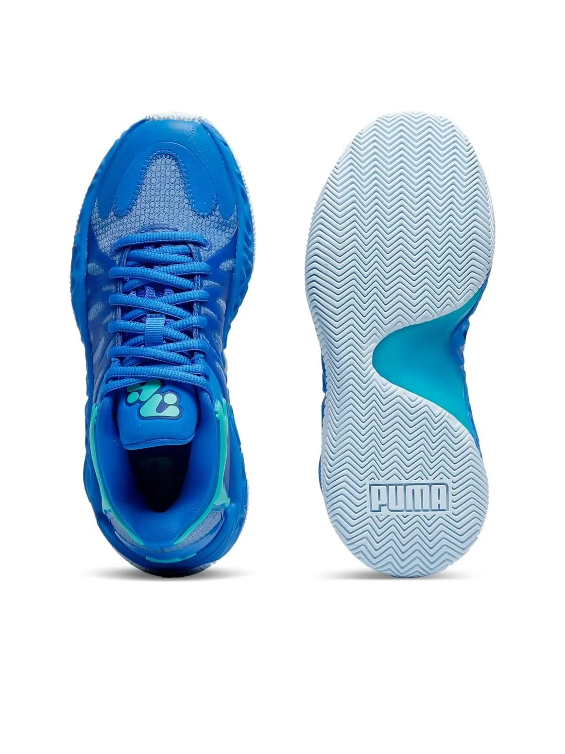 Кроссовки (GS) PUMA Hali 1 'Blue' — изображение 3 из 6, синий