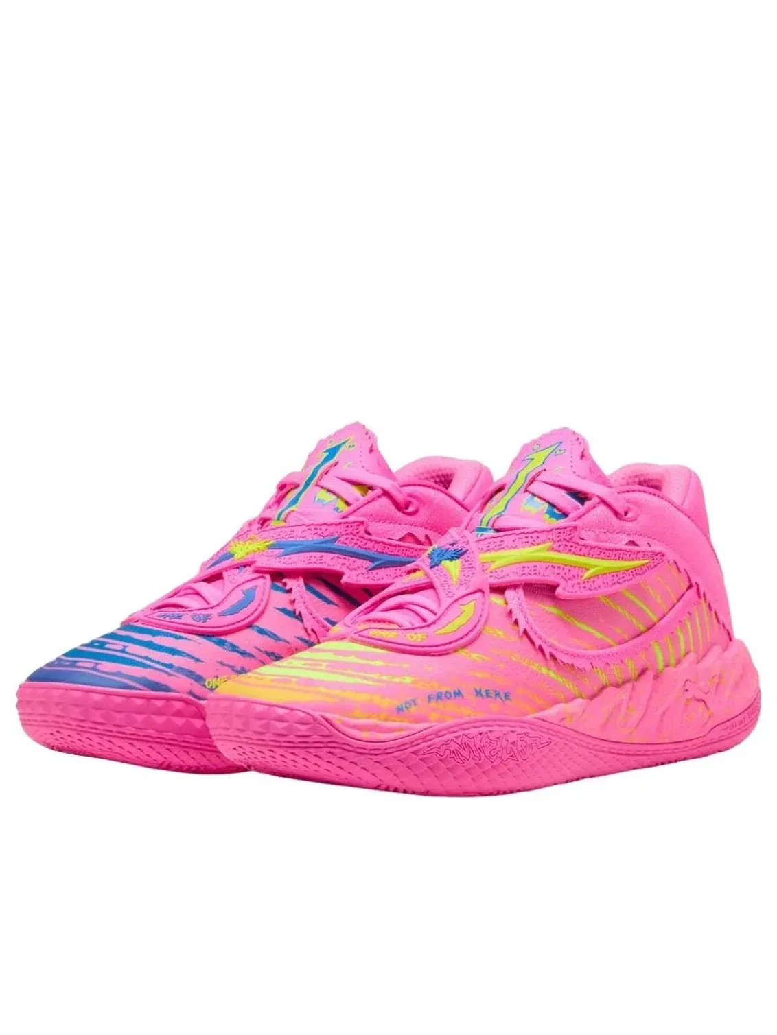 Кроссовки PUMA MB.05 'Showtime' 313599-01 — изображение 2 из 5, розовый