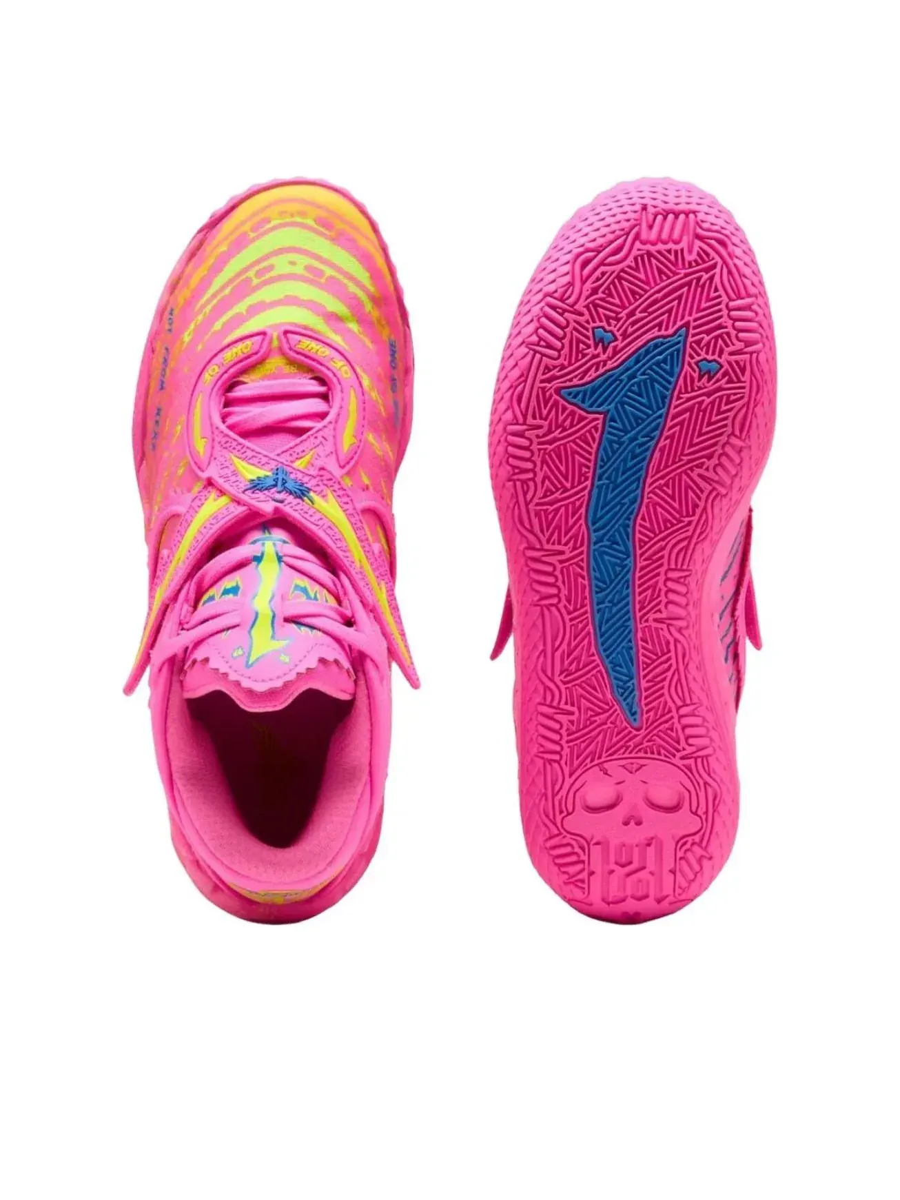 Кроссовки PUMA MB.05 'Showtime' 313599-01 — изображение 4 из 5, розовый