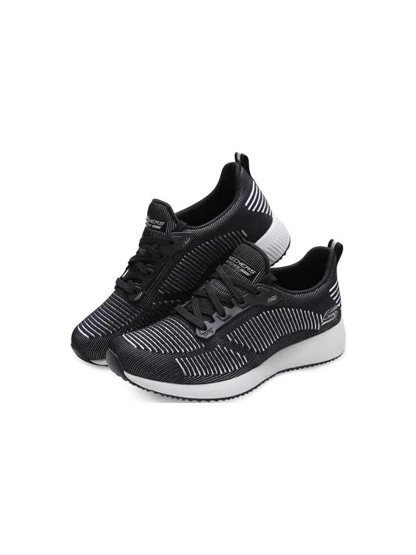 Кроссовки bobs squad 'black white' Skechers — изображение 3 из 4, белый/черный