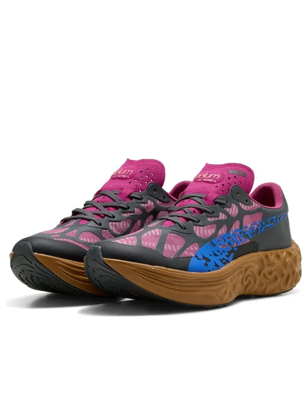 Кроссовки PUMA x Salehe Bembury Velum Nitro 'Salmon Pink Brown' — изображение 6 из 6, розовый
