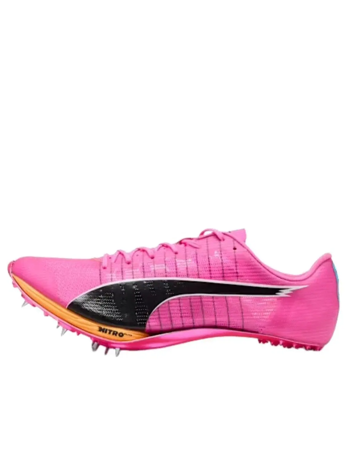 Мужские беговые кроссовки с шипами PUMA EvoSpeed Sprint Nitro Elite 2 — изображение 1 из 5, розовый