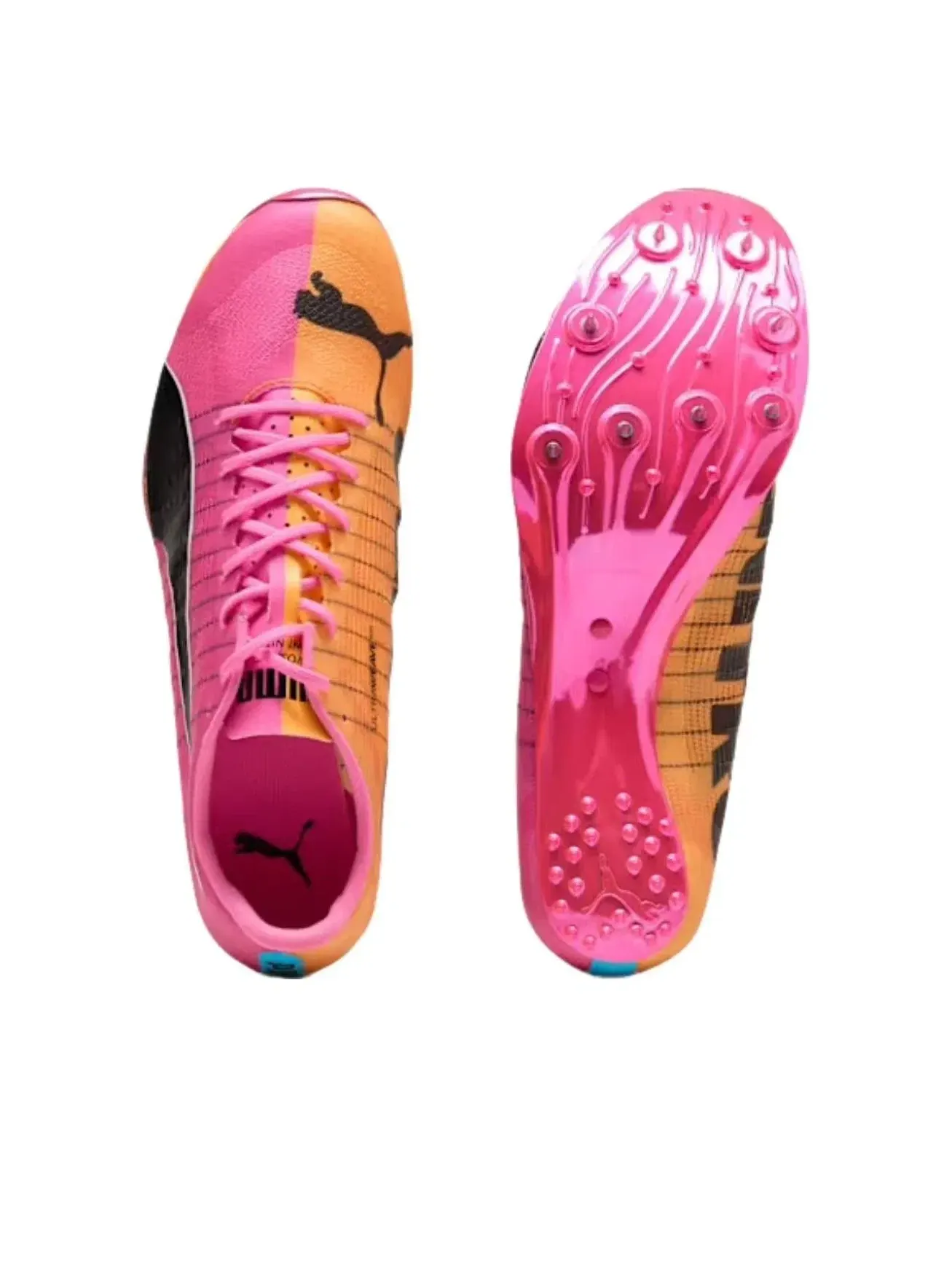 Мужские беговые кроссовки с шипами PUMA EvoSpeed Sprint Nitro Elite 2 — изображение 3 из 5, розовый