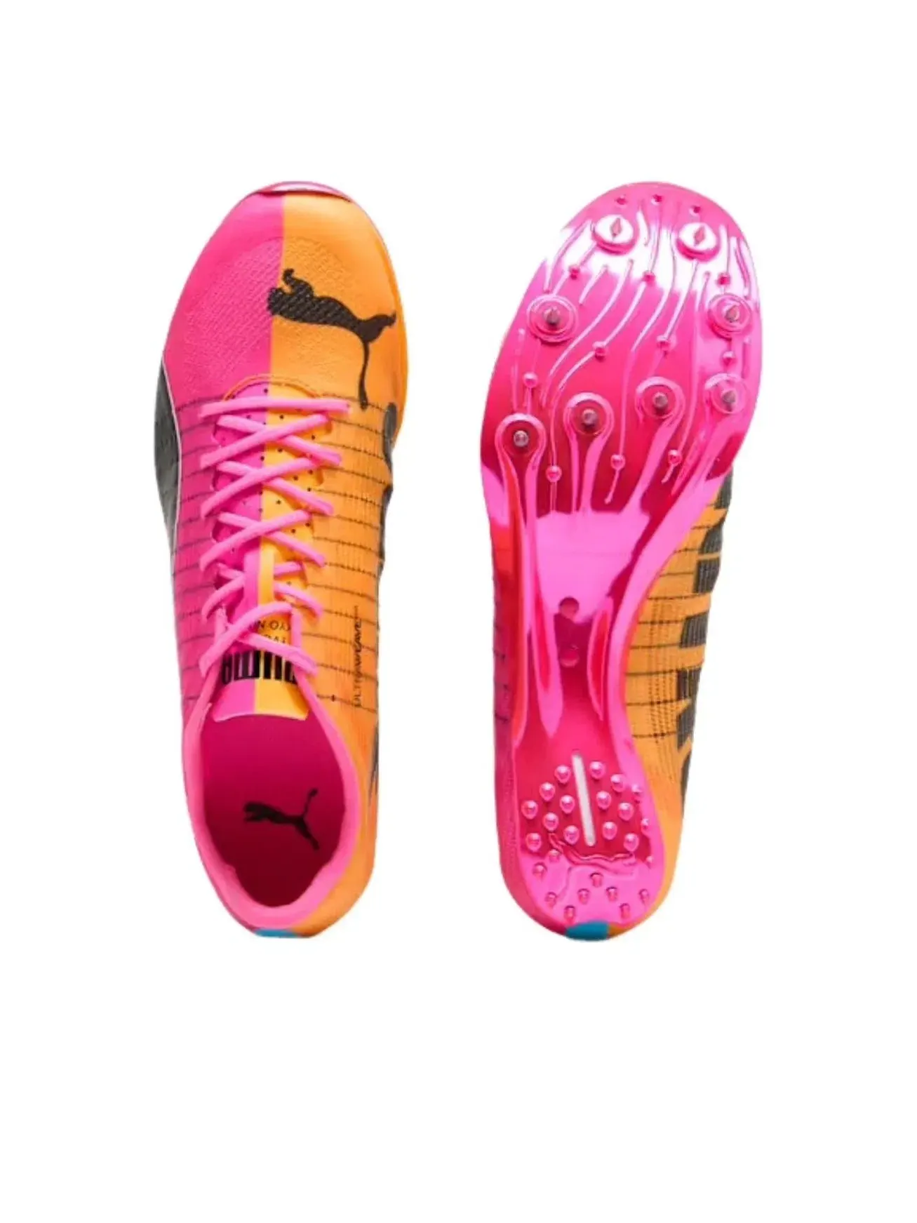 Мужские кроссовки для бега с шипами EvoSpeed 400 Nitro Elite 2 PUMA — изображение 3 из 5, розовый