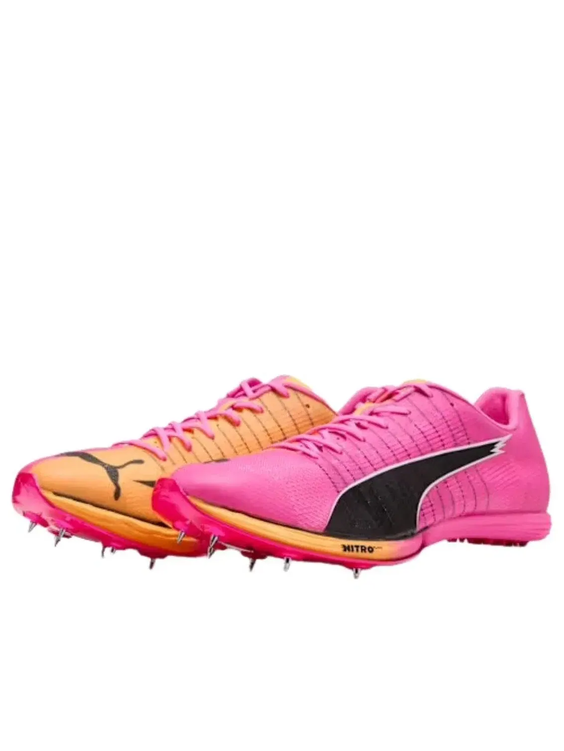 Мужские беговые кроссовки с шипами EvoSpeed Forte Nitro Elite PUMA — изображение 2 из 5, розовый