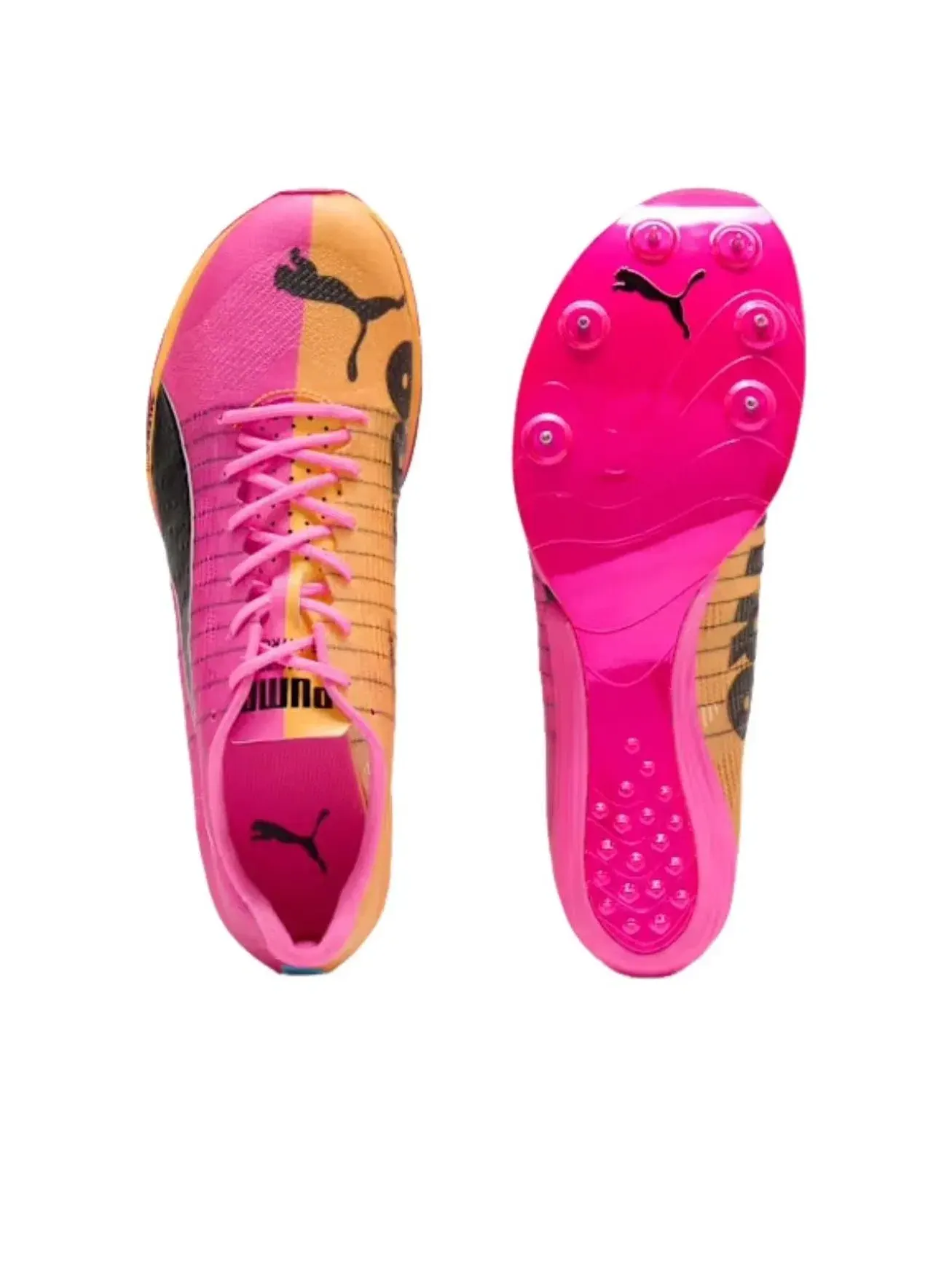 Мужские беговые кроссовки с шипами EvoSpeed Forte Nitro Elite PUMA — изображение 4 из 5, розовый