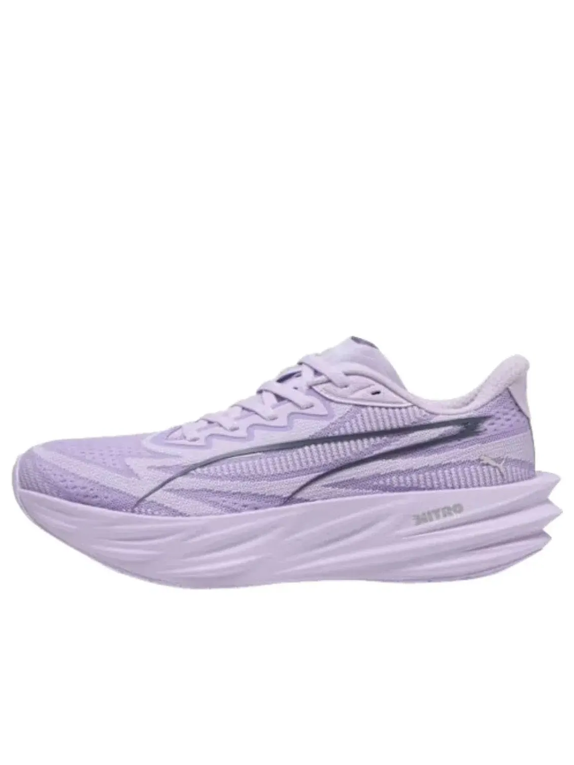 Женские кроссовки для бега с сетчатым верхом PUMA Deviate Pure Nitro Light Lavender Inky Depths — изображение 1 из 5