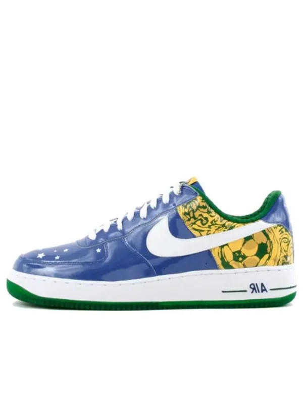 Кроссовки air force 1 premium collection royale 'ronaldinho' Nike — изображение 1 из 3, белый/кремовый/зеленый