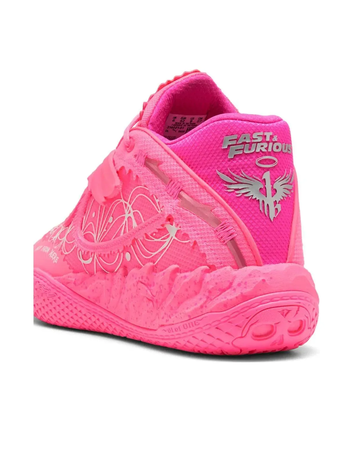 Кроссовки PUMA LaMelo Ball MB.05 'Fast & Furious Suki' — изображение 4 из 6, розовый