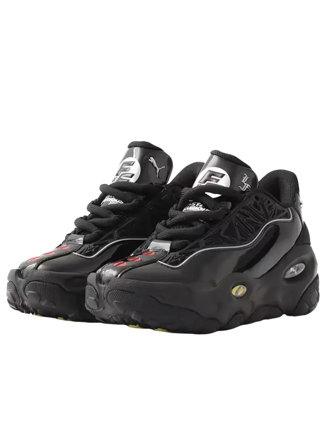 Кроссовки PUMA x Fast & Furious La France RNR Charger 'Black Bright Mango' — изображение 3 из 6, черный