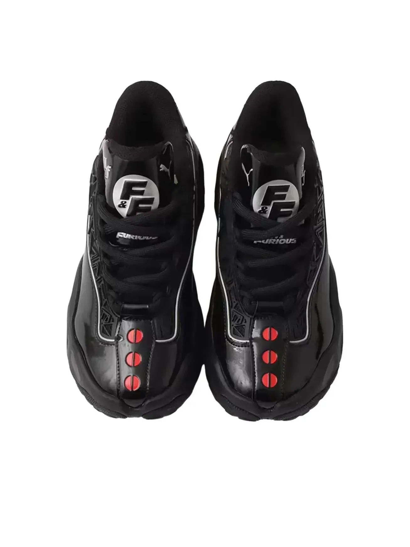 Кроссовки PUMA x Fast & Furious La France RNR Charger 'Black Bright Mango' — изображение 4 из 6, черный