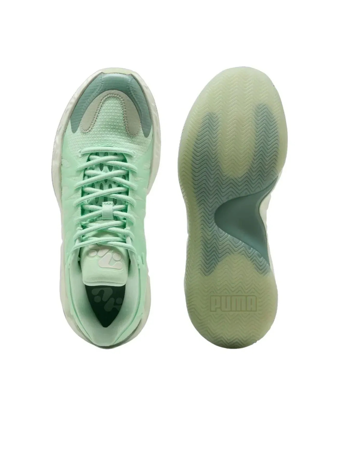 Мужские кроссовки с шнуровкой Hali PUMA — изображение 3 из 5, зеленый