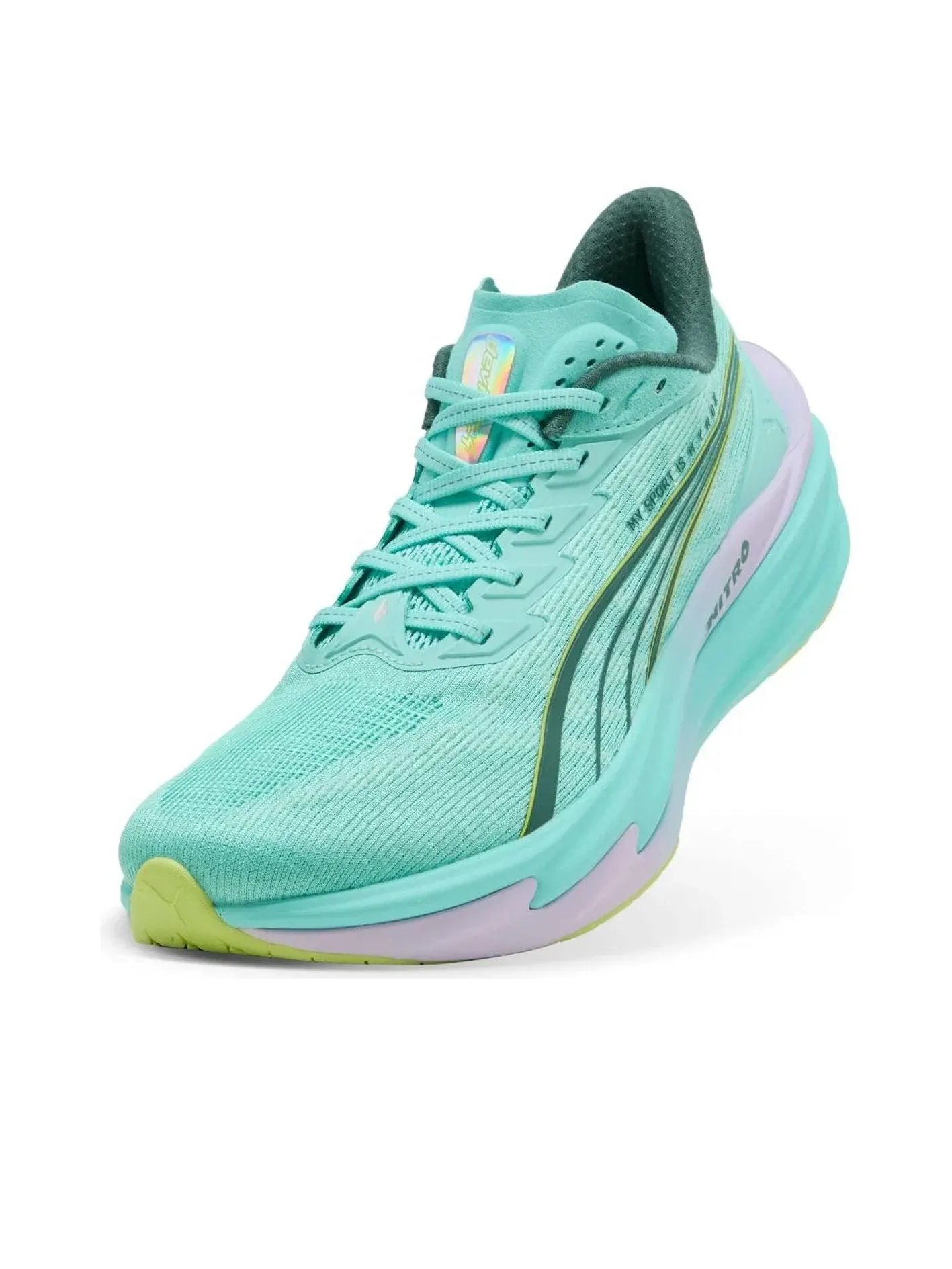Мужские беговые кроссовки с технологией Nitro Foam Deviate Nitro 4 PUMA — изображение 3 из 6, бирюзовый