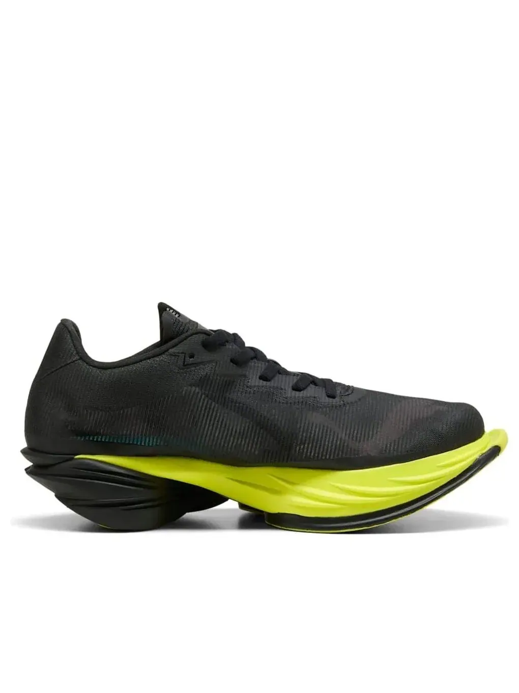 Кроссовки PUMA x Aston Martin Aramco F1 Team Fast-R Nitro Elite 3 'Black Lime Shimmer' 314219-01 — изображение 2 из 6, черный