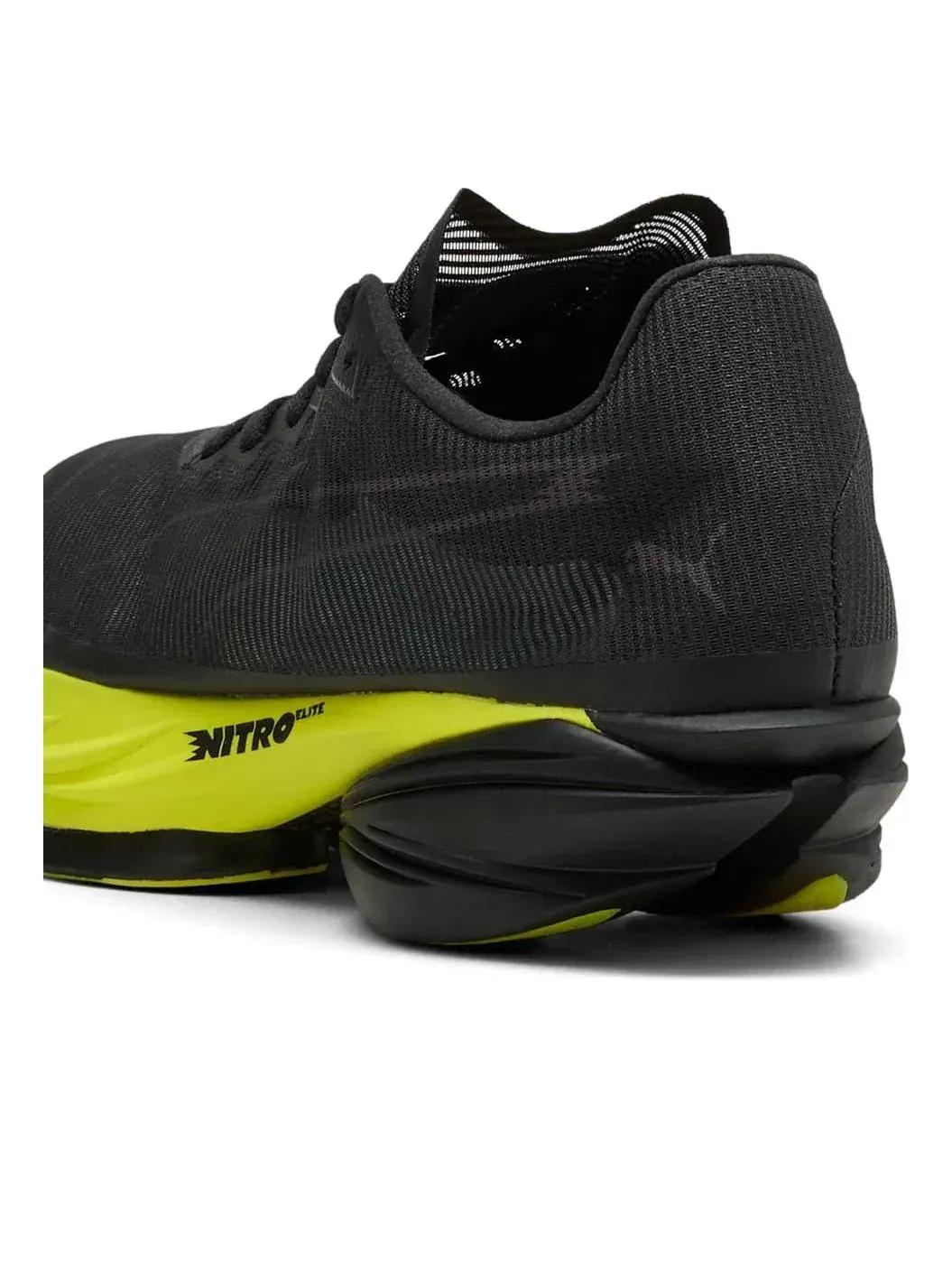 Кроссовки PUMA x Aston Martin Aramco F1 Team Fast-R Nitro Elite 3 'Black Lime Shimmer' 314219-01 — изображение 4 из 6, черный