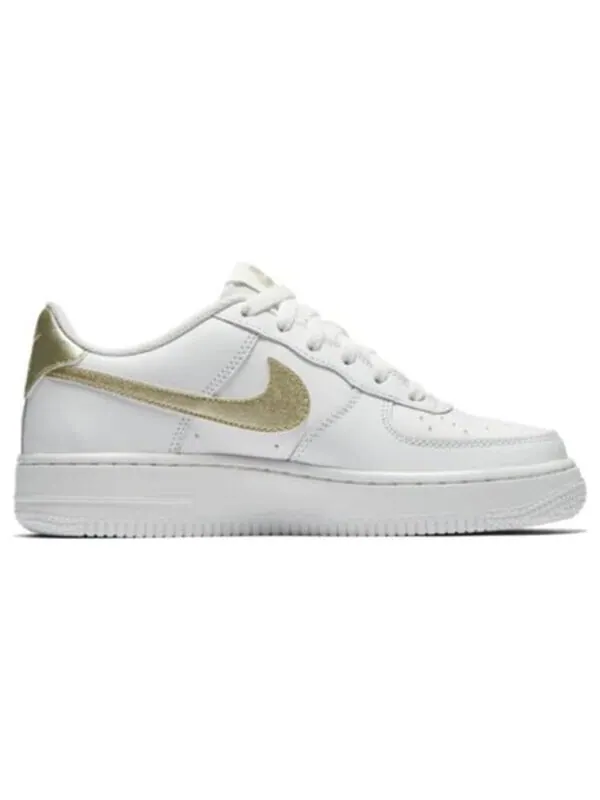 Кроссовки Air Force 1 Nike — изображение 2 из 4, белый/золотистый