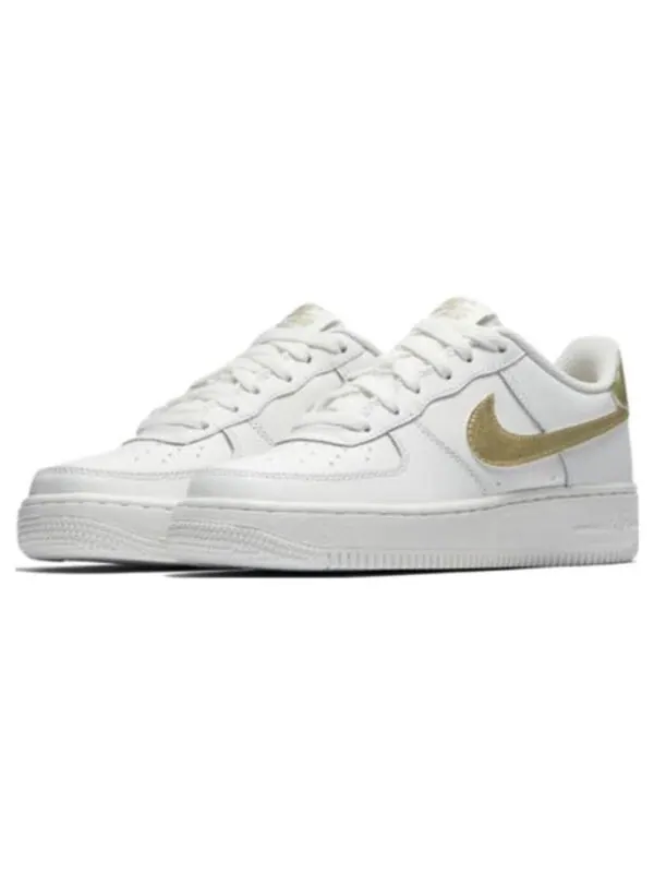 Кроссовки Air Force 1 Nike — изображение 3 из 4, белый/золотистый
