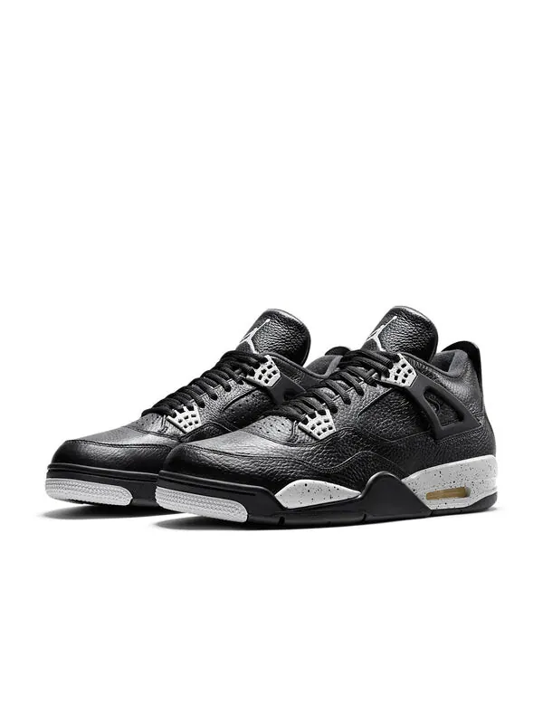Кроссовки 4 retro ls 'oreo' 2015 Air Jordan — изображение 4 из 4, черный/серый-черный