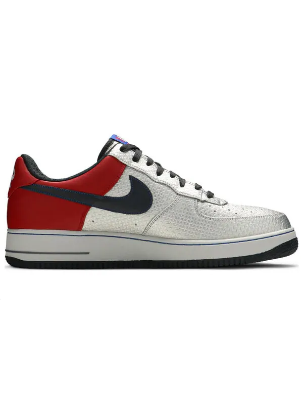 Кроссовки air force 1 premium 07 jones 'original six' Nike — изображение 2 из 4, серебряный