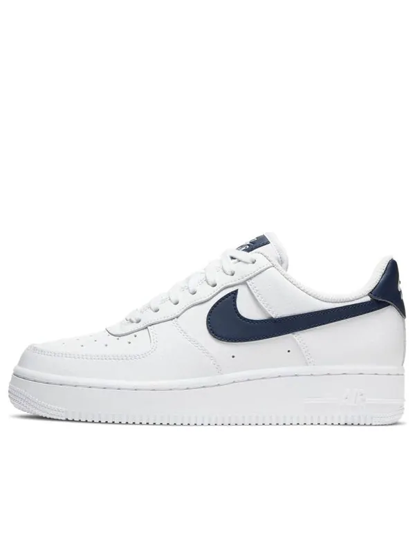 Кроссовки air force 1 white midnight navy' Nike — изображение 1 из 4, белый