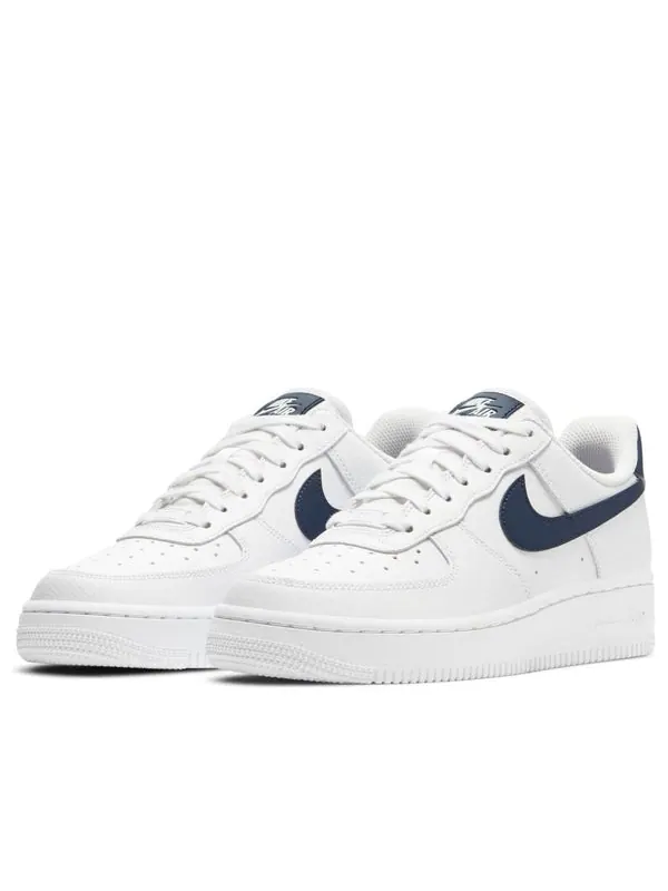 Кроссовки air force 1 white midnight navy' Nike — изображение 3 из 4, белый