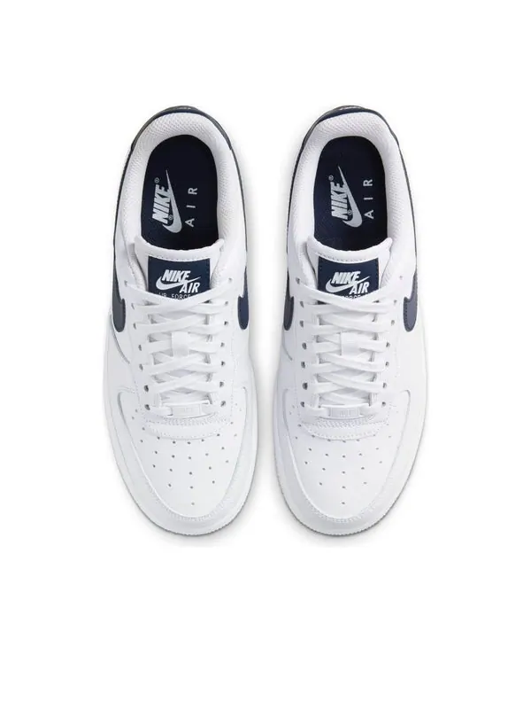 Кроссовки air force 1 white midnight navy' Nike — изображение 4 из 4, белый