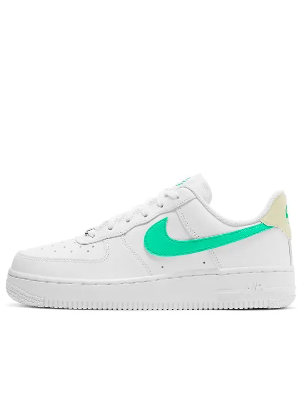 Кроссовки air force 1 white green glow' Nike — изображение 1 из 4, белый
