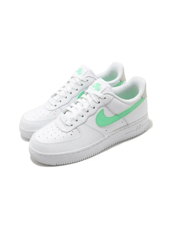 Кроссовки air force 1 white green glow' Nike — изображение 2 из 4, белый