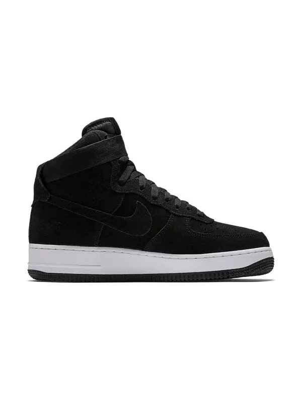 Кроссовки air force 1 high '07 'triple black suede white' Nike — изображение 2 из 4, черный/белый