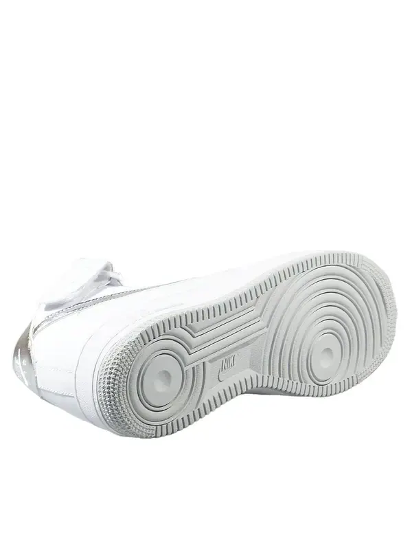 Кроссовки air force 1 mid '07 'white silver' Nike — изображение 4 из 4, белый