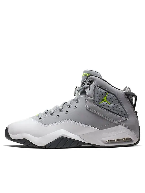 Кроссовки b'loyal 'grey volt white' Air Jordan — изображение 1 из 4, серый/белый/зеленый