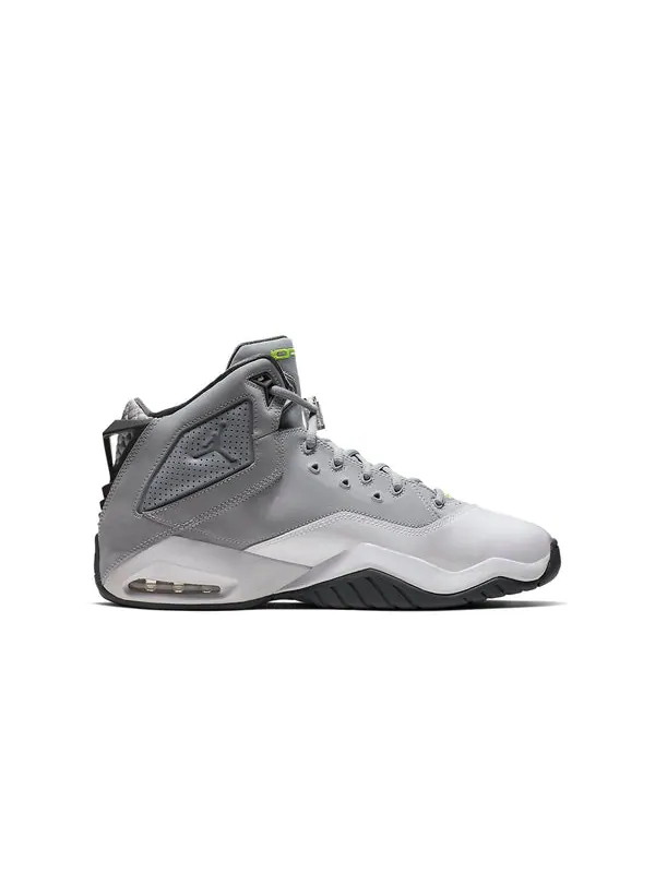 Кроссовки b'loyal 'grey volt white' Air Jordan — изображение 2 из 4, серый/белый/зеленый