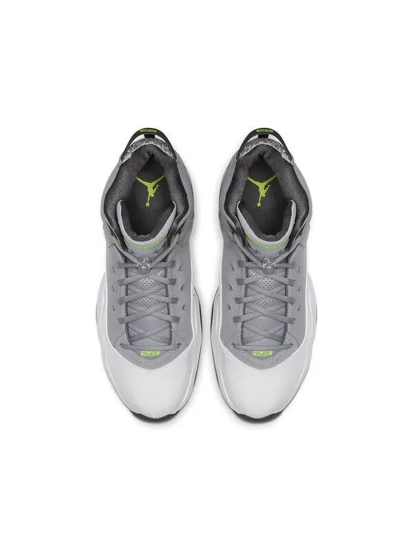 Кроссовки b'loyal 'grey volt white' Air Jordan — изображение 4 из 4, серый/белый/зеленый