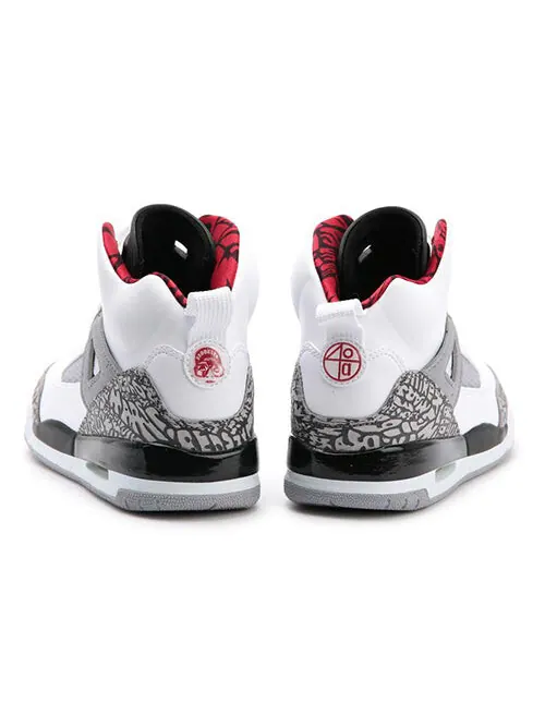Кроссовки spizike Air Jordan — изображение 3 из 4, белый/красный-серый