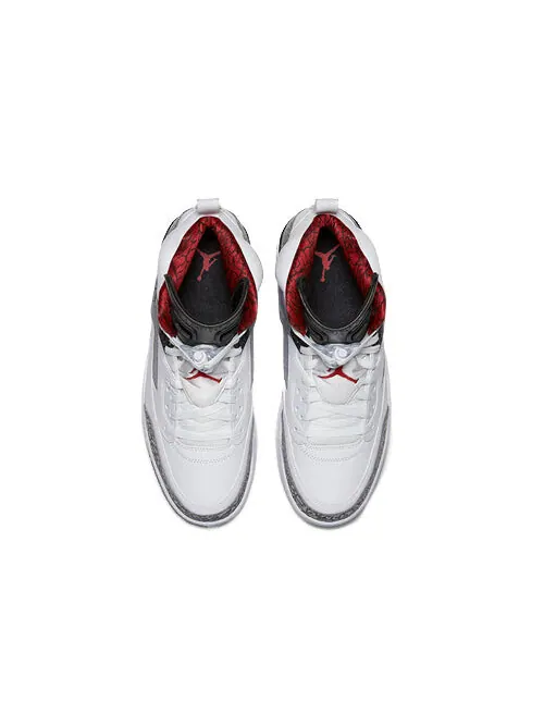 Кроссовки spizike Air Jordan — изображение 4 из 4, белый/красный-серый