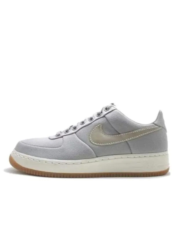Кроссовки x supreme air force 1 'canvas medium grey' Nike — изображение 1 из 2, серый//белый