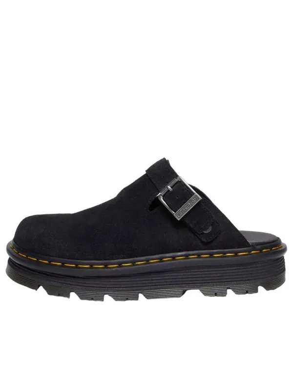 Сандалии Dr. Martens zebzag suede slingback platform mule — изображение 1 из 2, черный