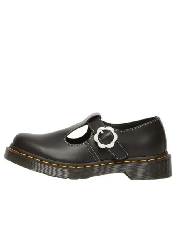 Кроссовки Dr. Martens Polley Smooth Leather Mary Janes — изображение 1 из 4, черный