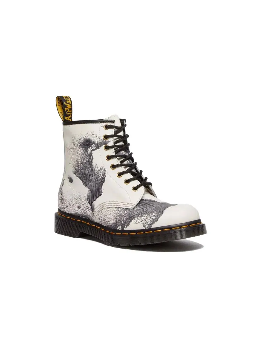 Ботинки Dr. Martens 1460 x Tate Decalcomania кожаные с принтом — изображение 3 из 4, бело-черный