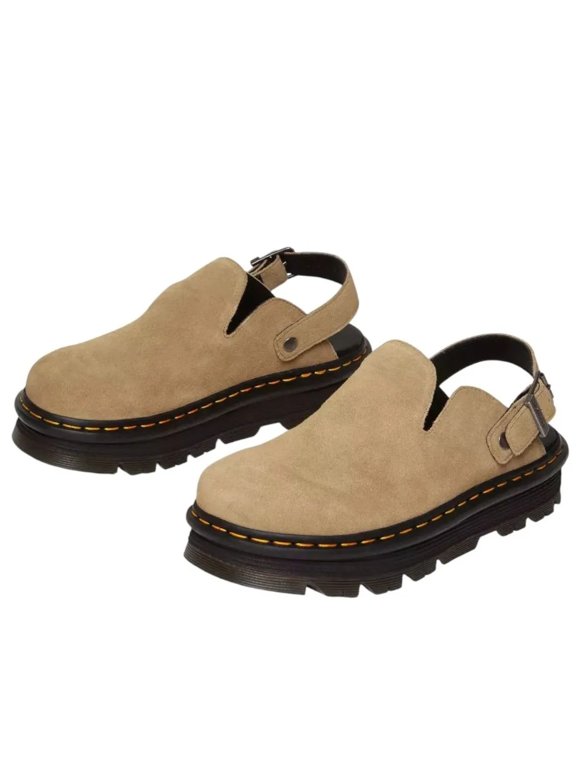 Мюли Dr. Martens Zebzag замшевые — изображение 3 из 6, бежевый